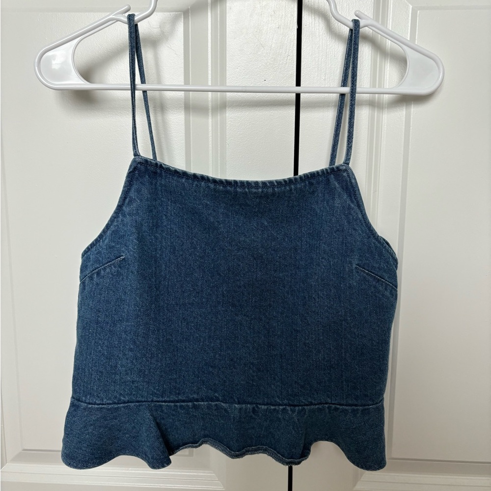 American Eagle cute denim top
